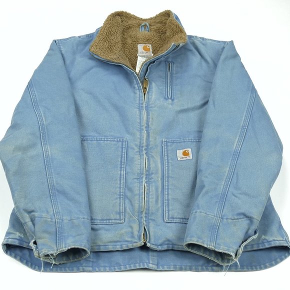 Carhartt Jackets & Blazers - Distressed Carhartt Jean Jacket Womens L